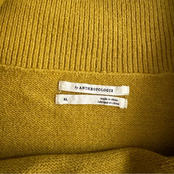 Anthropologie yellow Sweater, size XL - Picture 5 of 5